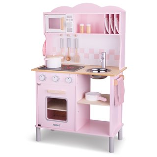 Kitchenette - modern - electric cooking - pink